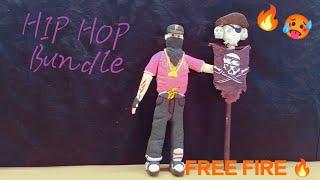 Making The HIP HOP Bundle from FREE FIRE || Clay Galaxy ||