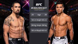 ROBERT WHITTAKER vs PAULO COSTA / FUUL FIGHT / FREE FIGHT / #mma #ufc