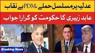 Abid Zuberi Bashes Shehbaz Govt | PDM Statement Against Supreme Court | Breaking News