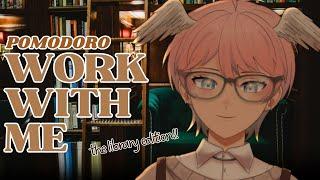 【40/10 POMODORO STUDY 】cozy library edition :) [EN VTuber]