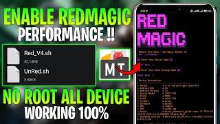 Enable Red Magic Performance On Any Android !! No Root || Get Max FPS & Max Performance