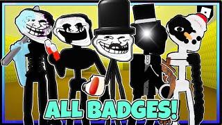 HOW TO GET ALL 10 BADGES in Troll Face Rp (Beta) | ROBLOX