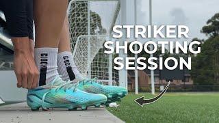 Individual Striker Shooting Training Session | Improve Finishing