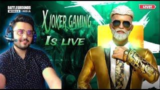 RUSH GAMEPLAY LIVIK ERANGEL UNLIMITED ROOMS ️X JOKER GAMING IS LIVE  PUBG MOBILE LIVE