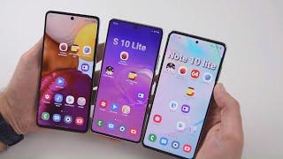 Сравнение Samsung Galaxy S10 Lite - Galaxy A71 - Note 10 Lite / Арстайл /