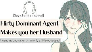 [Flirty Dominant Agent Makes you her Husband] trainee listener /F4M //VA//Roleplay