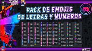 🟣Pack de emojis de letras y números y mas  Discord  JKamiGod