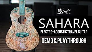 Lindo Sahara Electro Acoustic Travel Guitar | Demo and Playthrough