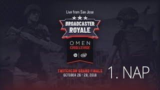 ÉLŐ KAPCSOLÁS AMERIKÁBÓL | Broadcaster Royale Day 1 - 10.26.