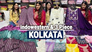 Vinod Synthetics : Designer Indo Western & 3pc Collection in Kolkata Barabazar