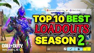 Top 10 BEST LOADOUTS To Reach LEGENDARY RANKED Faster in Season 2 of CoD Mobile!