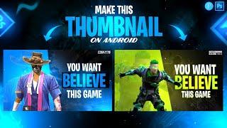 How To Make Gaming Thumbnail On Android | Gaming Thumbnail Kaise Banate