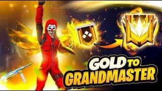  FREE FIRE GOLD TO GRANDMASTER RANK PUSH #freefire #shorts