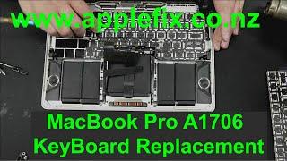 Macbook Pro a1706 keyboard replacement | 2016 2019 Touchbar | Complete Tutorial DIY | AppleFix NZ