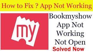 Fix "Bookmyshow" App Not Working / App Not Opening Problem Solved Android & Ios | AllTechapple