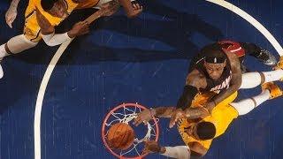 Paul George Dunks on LeBron after Nasty Crossover