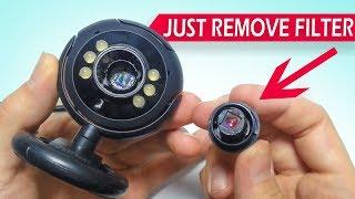 How To Make DIY Camera That Can See Near-infrared | DIY IR Camera