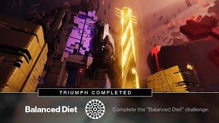 Balanced Diet Challenge Guide  (Destiny 2 - Salvation's Edge)