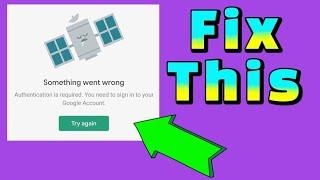 how to fix try again error fix for Google play store