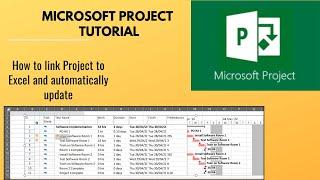 How to link Microsoft Project to Excel and automattically update