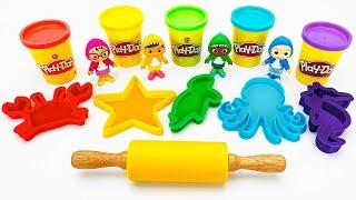 Create and Learn Sea Animals with Play Doh & Cocomelon Kids  Preschool Toddler Learning Video