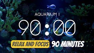 90 minute timer - Relaxing Aquarium atmosphere