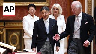 King Charles III welcomes Japanese Emperor Naruhito for state visit