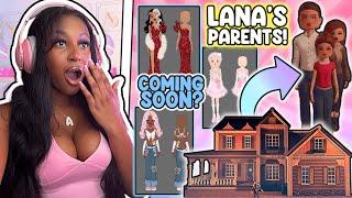 GUYS.. LANA'S PARENTS ARE HERE.. (HALLOWEEN UPDATE?)  NEW HAIR & MAKEUP SOON! + CONCEPTS! | Roblox