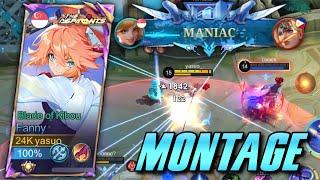 THE BEST FANNY MONTAGE IN 2025!! THE IMPACT OF FREESTYLE AND AGGRESSIVENESS | MLBB