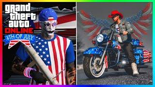 ALL NEW Limited Time 4TH JULY INDEPENDENCE DAY 2024 Content - Outfits/Cars (GTA 5 Online DLC Update)