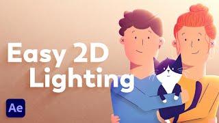 Easy 2D Lighting in After Effects with Shadow Studio 2