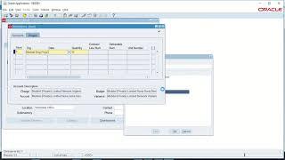 How to create multiple lined project based purchase requisition | Oracle EBS r12