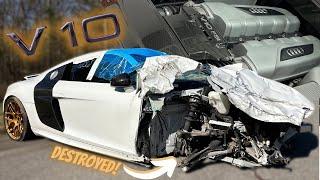 I Bought A DESTROYED Audi R8 From Salvage Auction