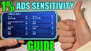 Secret 1% ADS Sensitivity Guide PUBG MOBILE 2024