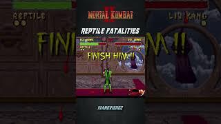 Mortal Kombat 2 - Reptile Fatalities  #MortalKombat2 #Reptile #Fatality