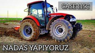 TARIM VLOG #3 CASE 115C İLE NADAS YAPIYORUZ , PULLUK PERFORMANSI NASIL? [GOPRO]