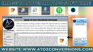 Image to Notepad wrt conversion software | auto typer software for notepad wrt