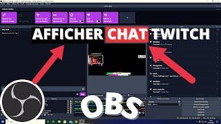 TUTO AFFICHER LE CHAT TWITCH / ACTION RAPIDE / FIL D'ACTUALITE SUR OBS STUDIO EN 5 MIN !