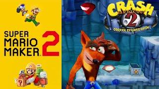 Super Mario Maker 2 × Crash Bandicoot 2: Snow Go REMADE