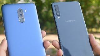 Samsung Galaxy A7 2018 vs POCO F1 Camera Comparison!!!