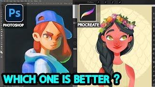 Photoshop vs Procreate