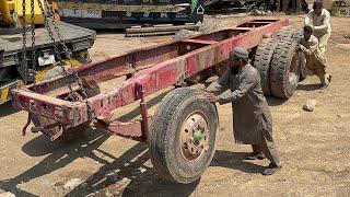 How Pakistani Mechanic Repair A Totally Accidental Pressed Dump Truck With Powerful Techniques