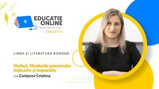 Limba și literatura română, clasa a V-a, Verbul. Modurile personale: indicativ și imperativ