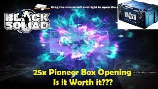 Black Squad - 25x Pioneer Box Opening | Is it Worth it???