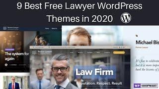 9 Best Free Lawyer WordPress Themes | Free Lawyer & Attorney Wordpress Themes for Law Website