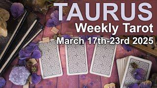 TAURUS "YOU WORKED FOR IT, NOW HERE IT IS TAURUS!"  Weekly Tarot Reading March 17th to 23rd 2025