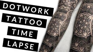 DOTWORK MANDALA TATTOO [Time Lapse] GEOMETRIC / ORNAMENTAL