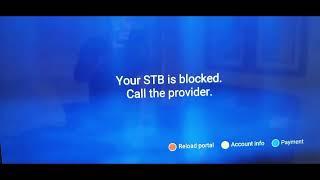 How to Fix Your STB is blocked please call the provider