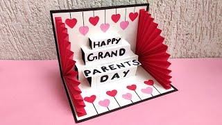 DIY - Grandparents day card making idea / Easy & beautiful card for grandparents day / Handmade Card