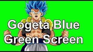 Gogeta Blue Green Screen